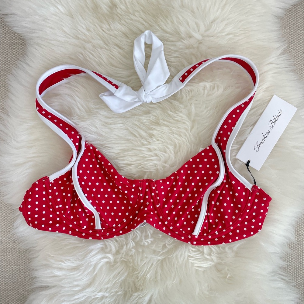Frankies Bikinis halter bikini top